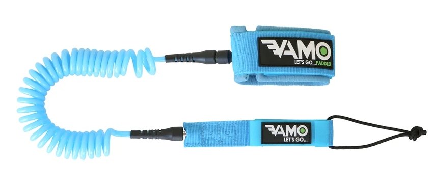 Vamo 9' Hybrid Coiled Leashes for SUP
