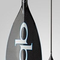 Quickblade Flyweight 83 All Carbon Paddle and blade 83 square inch blade black, white, and blue